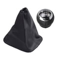 thumbnail image 2 of For Toyota For Corolla Gear Shift Lever Knob Black Cover for 2007 2013, 2 of 8
