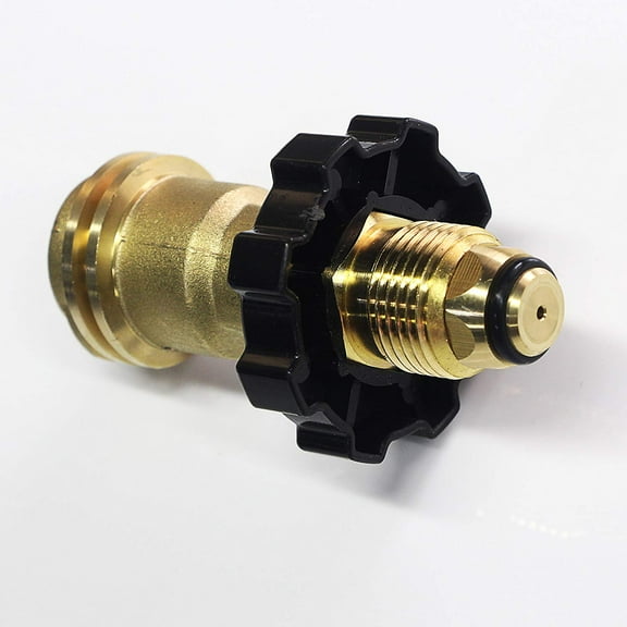 Grill Parts Zone Propane Tank Adapter-QCC1 to POL Type 1 Adapter with Wrench