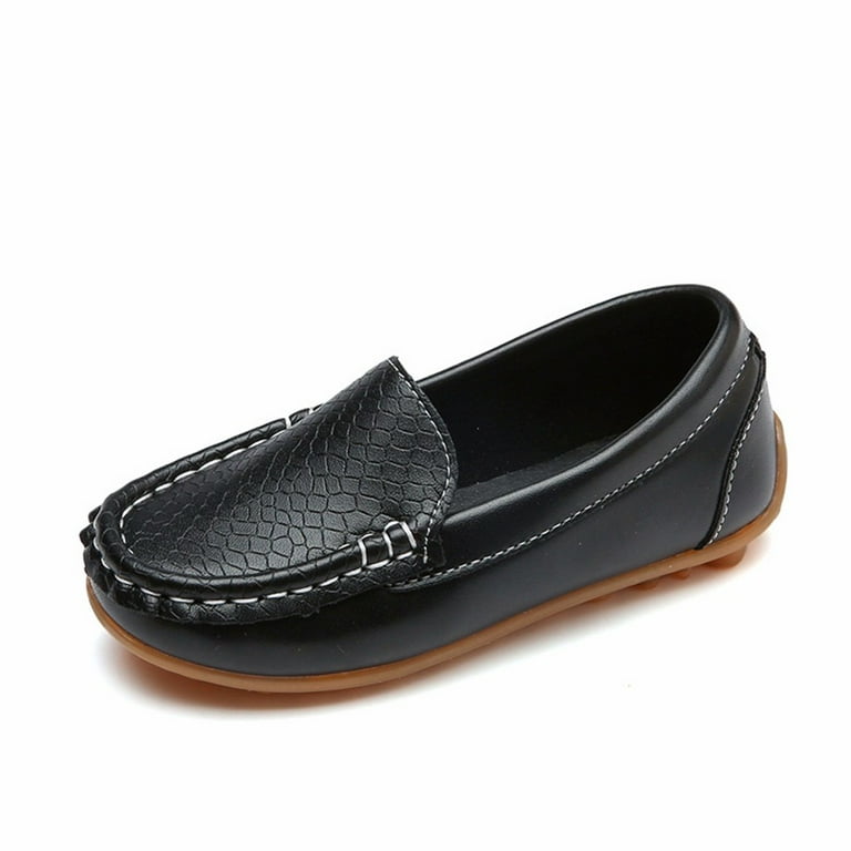 Kids black hot sale boat shoes