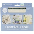 thumbnail image 2 of Strathmore Creative Cards, Full Size, White with Emerald Deckle, 20/Pkg., 2 of 2