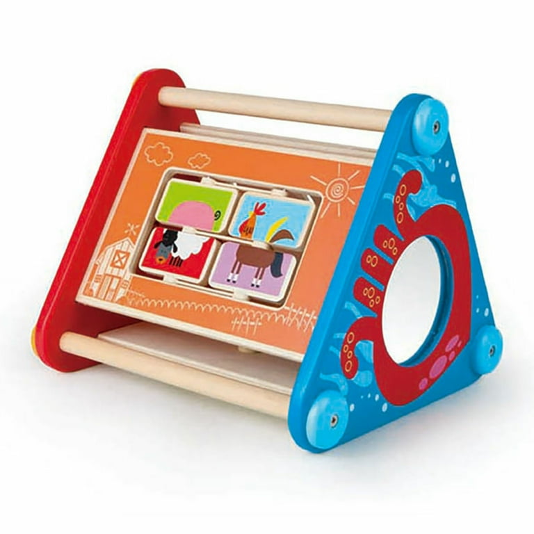 Hape, Early Explorer Take Along Activity Toy Box, 5-Sided Puzzle