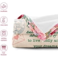 thumbnail image 6 of Yibo Mom Birthday Gifts Blanket Flannel Soft and Comfortable Anti-static Bed Sofa Blanket, 6 of 7