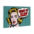 thumbnail image 2 of Stupell Industries Contemporary Ready To Slay Pop Lipstick Canvas Art, 30 x 20, by Andreas Magnusson, 2 of 8