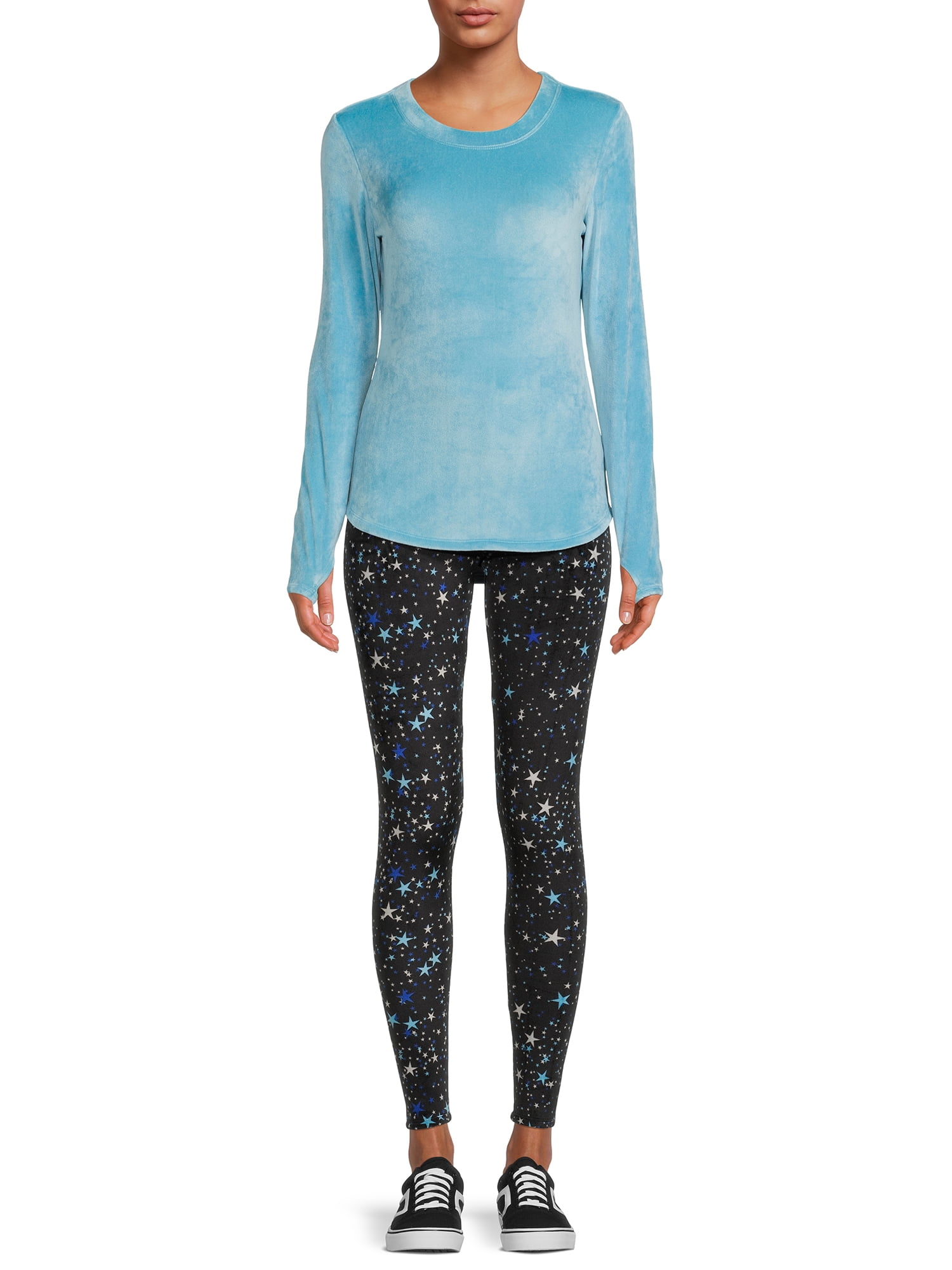 Velour Top and Leggings Thermal Set 