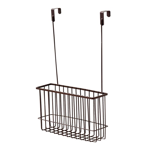 Organizador de Almacenamiento Colgante Soledad Cesta de Alambre 26 cm x 8 cm x 41.5 cm
