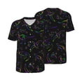 thumbnail image 3 of Daiia Dinosaur Mens Baseball Jersey Button Down Shirts Short Sleeve Sports Uniforms-Medium, 3 of 9