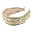 thumbnail image 5 of Unique Bargains 1 Pc Exquisite Holiday Style Flat Headband Light Green, 5 of 6