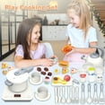 Hot Bee Kids Kitchen Pretend Play Toys,Play Cooking Set, Cookware Pots