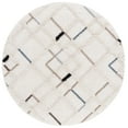 thumbnail image 2 of Safavieh Hi-Lo Greta Diamond Shag Area Rug, Light Beige/Beige, 6'7" x 6'7" Round, 2 of 10
