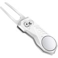 thumbnail image 2 of Golf Divot Repair Tool w Magnetic Golf Ball Marker | All Metal Foldable Divot Tool w Pop-up Button | Golf Accessories for Men, 2 of 6