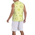 thumbnail image 2 of Pofeuu Cute Frog3 Print Basketball Jersey, Shirts for Men Youth Basketball Jersey Crew Neck-3X-Large, 2 of 6