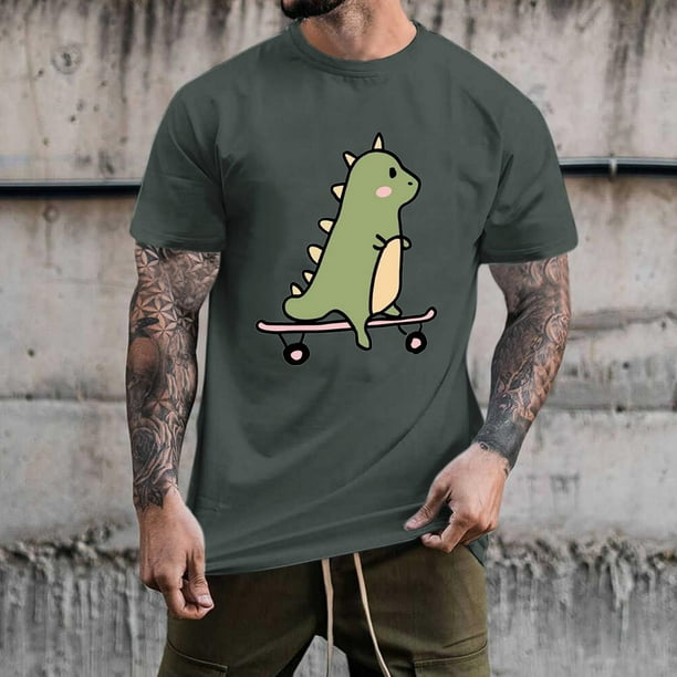 Camiseta dinosaurio hombre sale