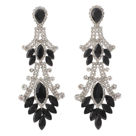 Crystal Rhinestone Drop Earrings