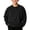 Black, variant on Squevariel Boys and Girls Long Sleeves Sweatshirt Corduroy Solid Color Round Neck Sweatshirts Casual Loose Pullover Top for 1-14Y
