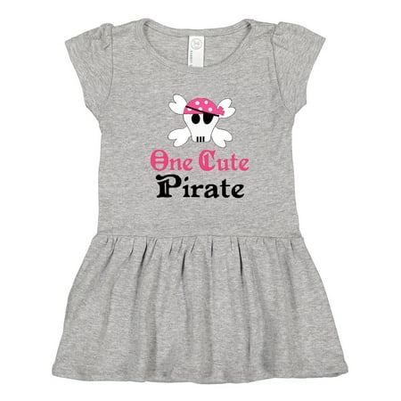 

Inktastic Girls Cute Pirate Girls Toddler Dress