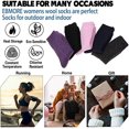 thumbnail image 5 of 4 Pairs Womens Fuzzy Socks Size 6-10 Fleece Fluffy Cabin Plush Warm Sleep Soft Cozy Winter Adult Socks, 5 of 6