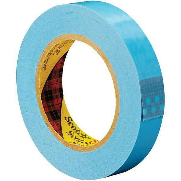 Scotch® 8896 Strapping Tape, 4.6 Mil, 1" x 60 yds., Blue, 36/Case (T9158896)