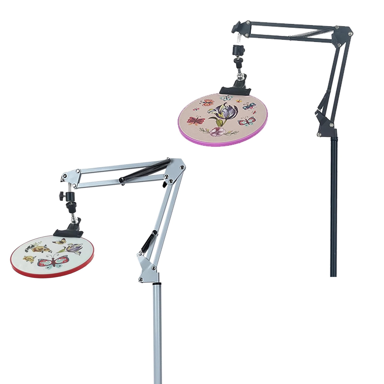 Embroidery Lap Stand Adjustable Embroidery Hoop Stand Easy to Use Embroidery Frame Stand for Craft Embroidery Sewings