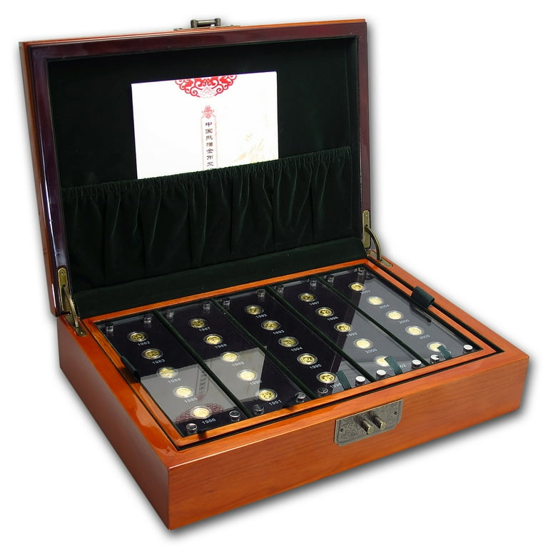 2007 China 25-Coin Gold Panda Proof Set (25th Anniversary