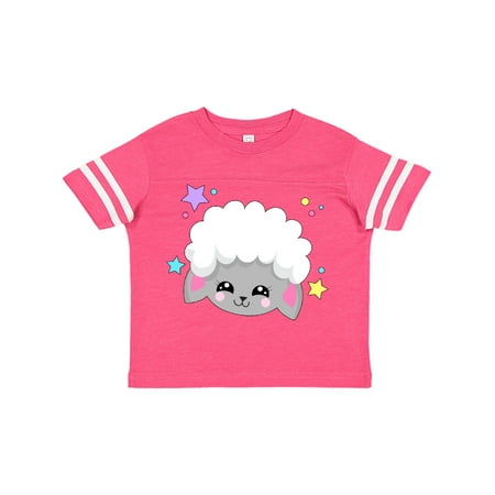 

Inktastic Cute Easter Lamb with Stars Gift Toddler Boy or Toddler Girl T-Shirt