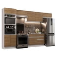 thumbnail image 1 of Cocina Integral Completa Madesa 350cm Glamy 01 - Blanco/Marrón, 1 of 9