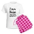 thumbnail image 5 of CafePress - I'm A Nurse What's Your Sup Women's Light Pajamas - Women's Short Sleeve Print T-Shirt and Pants Light Cotton Pajama Set, 5 of 7
