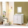 thumbnail image 4 of J & J International 32S9-WWC Classic 32 in. Pearl White Vanity with White Carrara Marble Top, 4 of 6