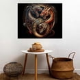 thumbnail image 2 of Suerte Y Fortuna: Mejora Tu Hogar Con La Decoración De Pared Para El Año Del Dragón, De 95 Cm X 75 Cm., 2 of 6