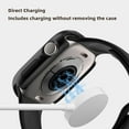 thumbnail image 7 of XiHAMA 2 in 1 Waterproof Case Compatible with Apple Watch Screen Protector 40mm 46mm 41mm 42mm Series 4 5 6 SE/SE 2nd Gen Accessories Built-in Tempered Glass Film Face Protective & PC Bumper Cover, 7 of 7