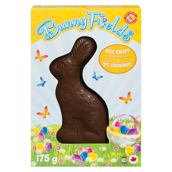 Bunnyfields Rice Crisps Solid Milk Chocolate, 175 g