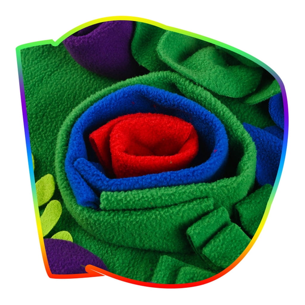 Miiottaa Dog Snuffle Toy Enrichment Treat Dispensing Toy Chew Resistant Soft Chew Toy For Dog Encouraging Foraging Skill
