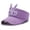 Purple, variant on Boys And Girls Kids Sun Hats Ponytail UV Protection Visor For Toddler Summer Outdoor And Daily Wear Kids Headwear Green One Size