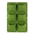 thumbnail image 4 of 25 Pockets Hanging Planter Bags, Hanging Vertical Wall Mounted Plant Planting Grow Bags, Herb Garden Planter Outdoor Indoor Growing Bag, Gardening Vertical Greening Flower Container, 4 of 9