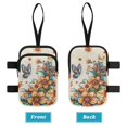thumbnail image 3 of COEQINE Lightweight Crutch Bag Mobility Aid Bag Gold Boho Floral Butterfly Forearm Crutch Bag Pouch, Walking Stick Accessories, Lightweight, for Elbow Crutches, for Men Women, 3 of 7