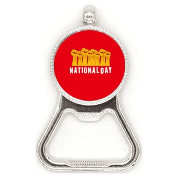 National Day Strong Nation Metal Beer Bottle Cap Opener Duty Stainless Steel