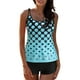 thumbnail image 5 of MKLEKYY Trajes De Baño mujer Natacion Women Plus Size Bikini Swimwear Tankini Digital Print Bikini Set Swimsuit Adjustable Strap Split Bathing Suit, 5 of 6