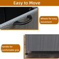 thumbnail image 5 of 150 Gallon Waterproof Large Rattan Deck Box, Outdoor Patio Storage Box for Backyard Furniture Cushions Garden Tools, 5 of 7