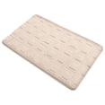 thumbnail image 2 of LACKUST Non-Slip Solid Color Velvet Bath Mat, Thick Bathroom Floor Mat, 16"x24" (40x60cm), 2 of 6