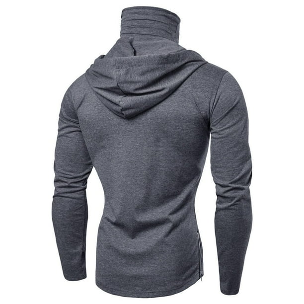 RKSTN Hoodies for Men Fall Fashion Soft Sweatshirt Mask Button