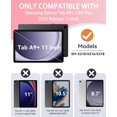 thumbnail image 3 of BMOUO Case for Samsung Galaxy Tab A11+ Plus 11" 2026 / Tab A9+ Plus 11 Inch 2023, Heavy Duty Shockproof Protective Case Cover with Kickstand , Black+Blue, 3 of 5