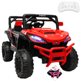 thumbnail image 1 of Montable Electrico para Niños Camioneta Racer USB Auxiliar Luces Sonido Batería 12v - Rojo, 1 of 7