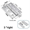 thumbnail image 2 of Charnière Détachable Joint Coulissant Drapeau Relevable Porte Détachable Acier Inoxydable, 2 of 7