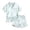 kids sleepwear - Silver, variant on REDARER Boys Girls Solid Satin PJs Lapel Short Sleeve Button Top Matching Elastic Shorts Soft Silky Summer Kids Sleepwear Set,6-7 Years