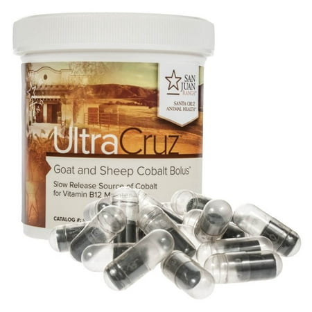 UPC: 0810500025072 | UltraCruz Sheep and Goat Cobalt Bolus Supplement  25 Count X 10 Grams