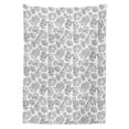 thumbnail image 3 of Ambesonne Vintage Tablecloth Rectangular Table Cover, Antique Camera Hobby, 52"x70", Charcoal Grey White, 3 of 4