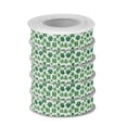 thumbnail image 2 of 5 Rolls Christmas Ribbon 1.5 inch Wide Decorative Ribbon for Gift Wrapping and Holiday Decorations Shamrock Pattern, 2 of 7