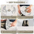 thumbnail image 6 of Indian Sun Houses LED Desk Lamp Table Lamp USB Bedside Nightstand Small Lamp for Bedroom Living Room Kids Room, 6 of 8