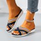 thumbnail image 2 of Amzcrzy Zapatos de mujer,Zapatos de mujer,Zapatillas de mujer, Sandalias de verano para mujer con corrección cruzada elástica, última actualización Sandalias Mujer Zapatillas De Casa, 2 of 6