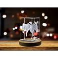 thumbnail image 2 of Charming 3D Engraved Crystal of a Cheerful Donkey - Perfect for Animal Lovers and Farmhouse Decor, 2 of 6