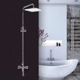 thumbnail image 1 of Multiple Colors Led Shower Head Bathroom Rainfall Shower Heads Square Tricolor, 1 of 4